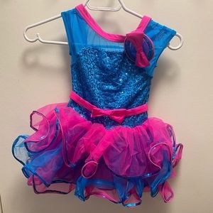 Cotton candy dance costume